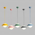 2 Light Modern/Contemporary Steel Pendant Light