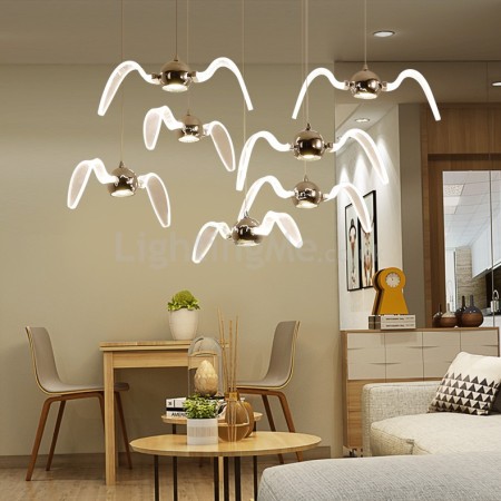 2 Light Modern/Contemporary Pendant Light