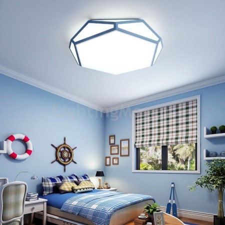 2 Light Modern/Contemporary Steel Ceiling Light