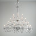 36 Light Clear Luxurious Candle Style Crystal Chandelier