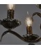 6 Light Industrial Style Steel Chandelier