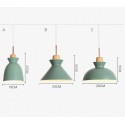 1 Light Modern/ Contemporary Steel Pendant Light with Shade