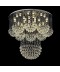 Round Modern K9 Crystal Sparkle Luxury Rain Drop Chandelier