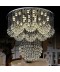 Round Modern K9 Crystal Sparkle Luxury Rain Drop Chandelier