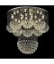 Round Modern K9 Crystal Sparkle Luxury Rain Drop Chandelier