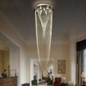 9 Light Modern K9 Crystal Sparkle Luxury Rain Drop Chandelier