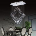 4 Light Modern K9 Crystal Sparkle Luxury Rain Drop Chandelier