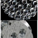 7 Light Ball Modern K9 Crystal Sparkle Luxury Rain Drop Chandelier