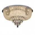 Round Modern K9 Crystal Sparkle Luxury Rain Drop Chandelier