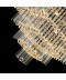 Square Modern K9 Crystal Sparkle Luxury Rain Drop Chandelier