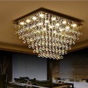 Modern K9 Crystal Sparkle Luxury Rain Drop Chandelier