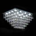 Modern K9 Crystal Sparkle Luxury Rain Drop Chandelier