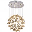 Ball Modern K9 Crystal Sparkle Luxury Rain Drop Chandelier