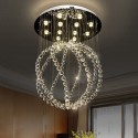 12 Light Ball Modern K9 Crystal Sparkle Luxury Rain Drop Chandelier