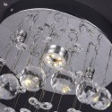 1 Light Spiral Modern K9 Crystal Sparkle Luxury Rain Drop Chandelier
