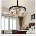 Round Modern K9 Crystal Sparkle Luxury Chandelier