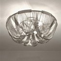 Nordic Style Modern Sparkle Luxury Tassel Flush Mount Ceiling Light