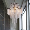 Nordic Style Modern Sparkle Luxury Tassel Chandelier