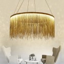 Nordic Style Modern Sparkle Luxury Tassel Chandelier