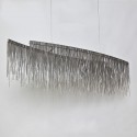 Nordic Style Modern Sparkle Luxury Tassel Chandelier