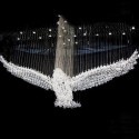 Eagle Modern K9 Crystal Sparkle Luxury Rain Drop Chandelier