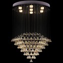 7 Light Modern K9 Crystal Sparkle Luxury Rain Drop Chandelier