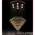 7 Light Modern K9 Crystal Sparkle Luxury Rain Drop Chandelier