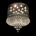 15 Light Round Modern K9 Crystal Sparkle Luxury Rain Drop Chandelier