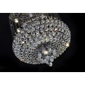 15 Light Round Modern K9 Crystal Sparkle Luxury Rain Drop Chandelier