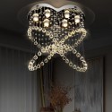 6 Light Modern K9 Crystal Sparkle Luxury Rain Drop Chandelier