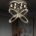 6 Light Modern K9 Crystal Sparkle Luxury Rain Drop Chandelier