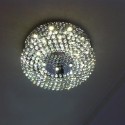 Round Modern K9 Crystal Sparkle Luxury Rain Drop Chandelier