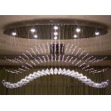 9 Light Modern K9 Crystal Sparkle Luxury Rain Drop Chandelier