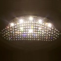 9 Light Modern K9 Crystal Sparkle Luxury Rain Drop Chandelier