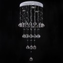 3 Light 4 Tier Modern K9 Crystal Sparkle Luxury Rain Drop Chandelier