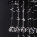 3 Light 4 Tier Modern K9 Crystal Sparkle Luxury Rain Drop Chandelier