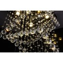 4 Light Square Modern K9 Crystal Sparkle Luxury Rain Drop Chandelier