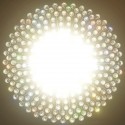 21 Light Round Half Ball Modern K9 Crystal Sparkle Luxury Rain Drop Chandelier