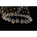 5 Light Round Modern K9 Crystal Sparkle Luxury Rain Drop Chandelier