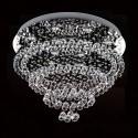 13 Light Round Modern K9 Crystal Sparkle Luxury Rain Drop Chandelier