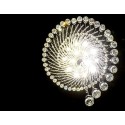 Spiral Modern K9 Crystal Sparkle Luxury Rain Drop Chandelier