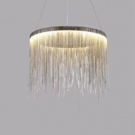 Nordic Style Modern Sparkle Luxury Tassel Chandelier