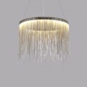 Nordic Style Modern Sparkle Luxury Tassel Chandelier