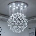 Ball Modern K9 Crystal Sparkle Luxury Rain Drop Chandelier