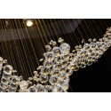 11 Light Eagle Modern K9 Crystal Sparkle Luxury Rain Drop Chandelier