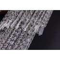 Round Spiral Modern K9 Crystal Sparkle Luxury Rain Drop Chandelier