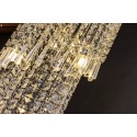 Round Spiral Modern K9 Crystal Sparkle Luxury Rain Drop Chandelier