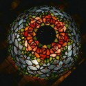 18 Inch Rose Stained Glass Table Lamp