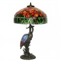 20 Inch Tulip Stained Glass Table Lamp