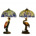 20 Inch Wisteria Stained Glass Table Lamp